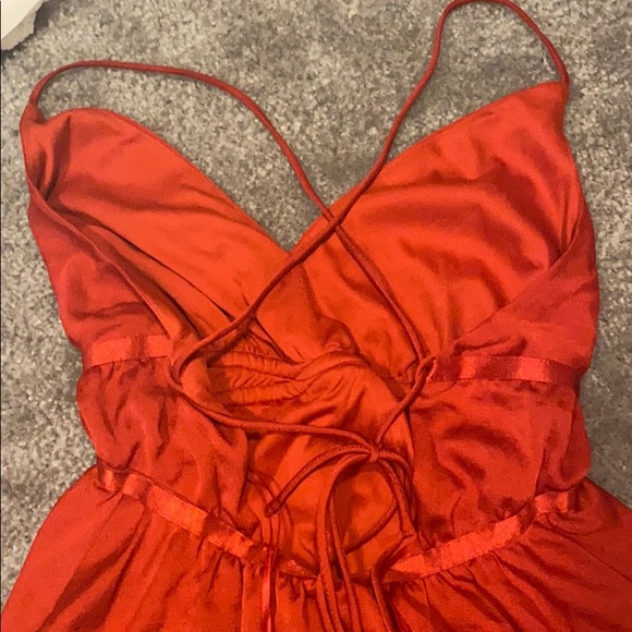 Red Mini summer dress - Picture 3 of 3